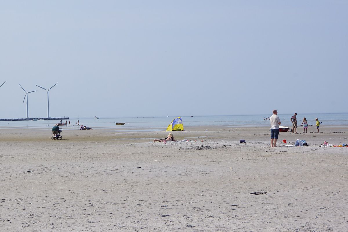 Windturbines bij Bønnerup Strand